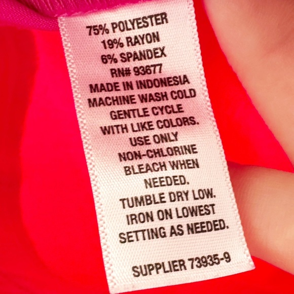 Worthington Hot Pink Trousers Pants Wide Leg Size 12 Fuchsia Pockets Belt Loops - Picture 5 of 5